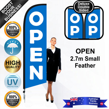 OPEN Feather Flag - Bundle