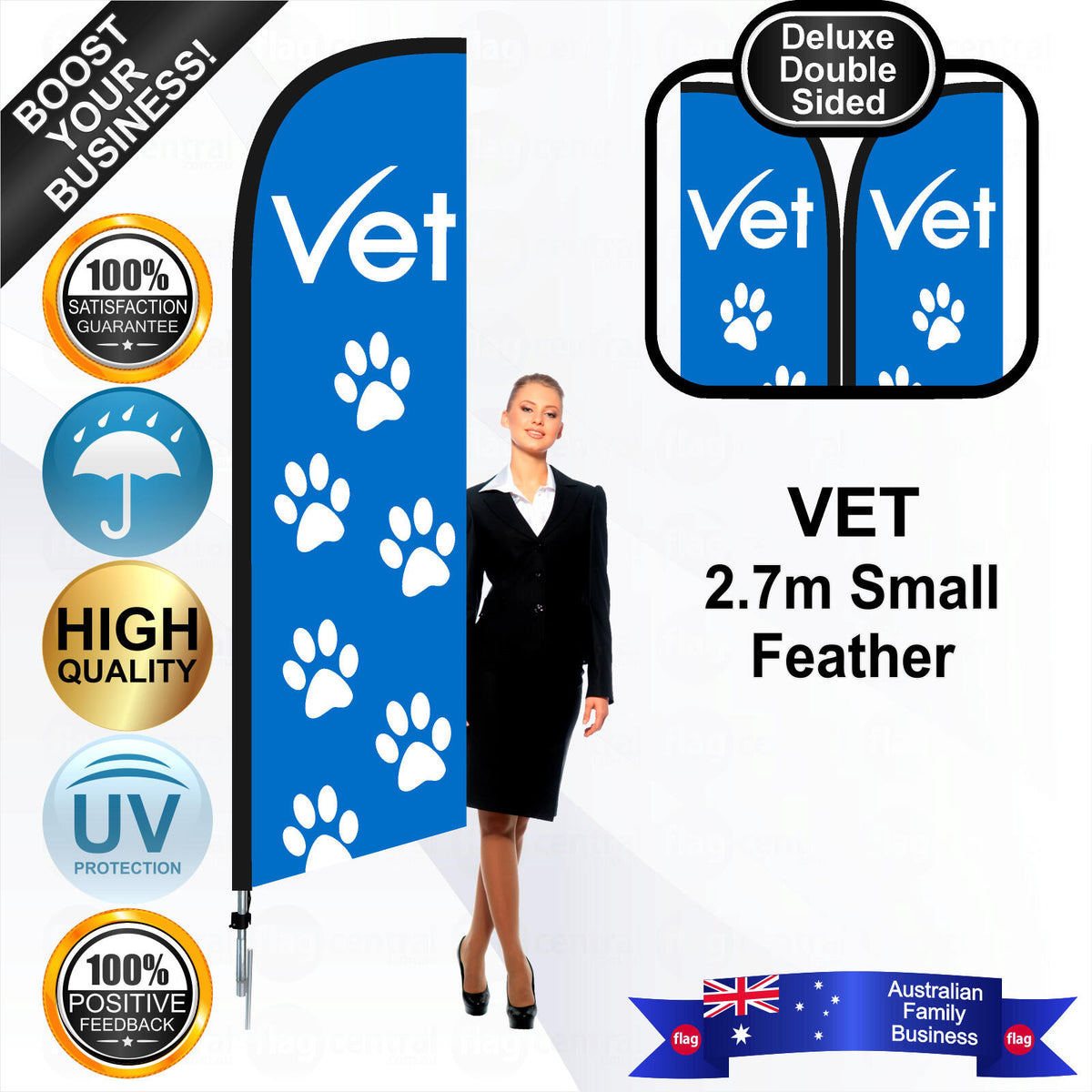 VET Feather Flag - Bundle