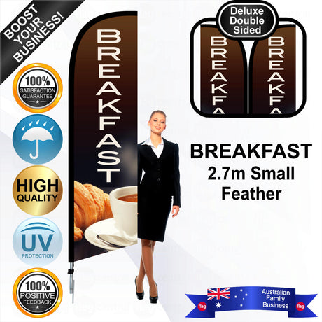 BREAKFAST Feather Flag - Bundle