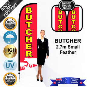 BUTCHER Feather Flag - Bundle