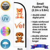 VET Feather Flag - Rear