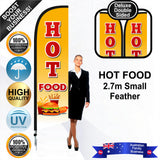 HOT FOOD Feather Flag - Bundle