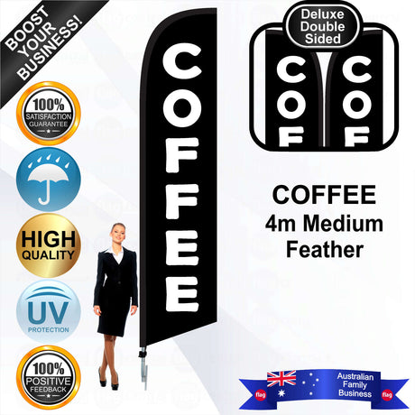 COFFEE Feather Flag - Bundle