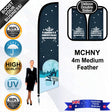 MERRY CHRISTMAS AND A HAPPY NEW YEAR Feather Flag - Bundle