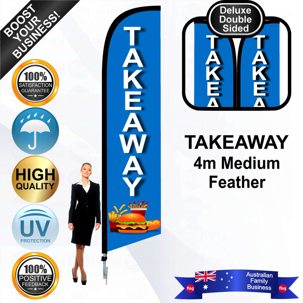 TAKEAWAY Feather Flag - Bundle