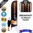 BREAKFAST Feather Flag - Bundle