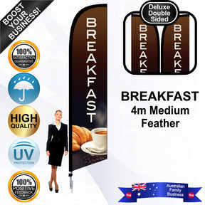 BREAKFAST Feather Flag - Bundle