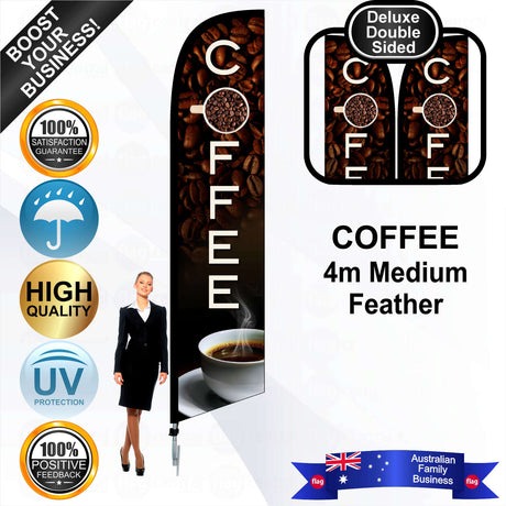 COFFEE Feather Flag - Bundle
