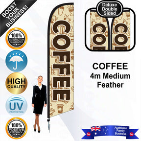 COFFEE Feather Flag - Bundle