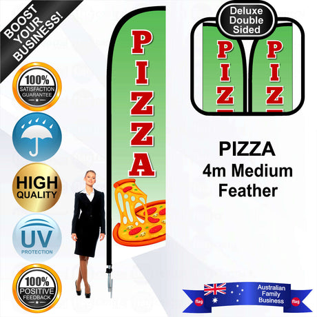 PIZZA Feather Flag - Bundle