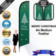 MERRY CHRISTMAS Feather Flag - Bundle
