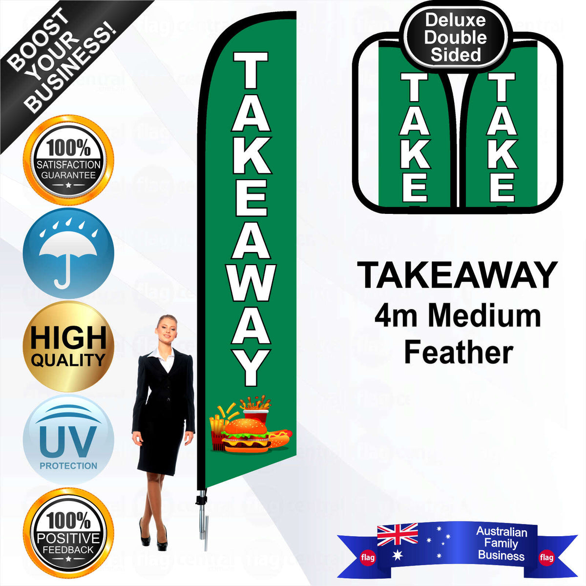 TAKEAWAY Feather Flag - Bundle