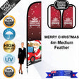 MERRY CHRISTMAS Feather Flag - Bundle