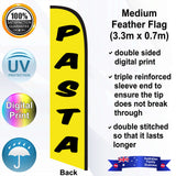 PASTA Feather Flag - Rear
