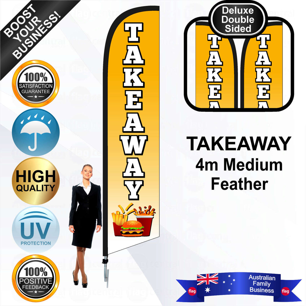 TAKEAWAY Feather Flag - Bundle