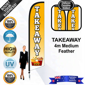 TAKEAWAY Feather Flag - Bundle