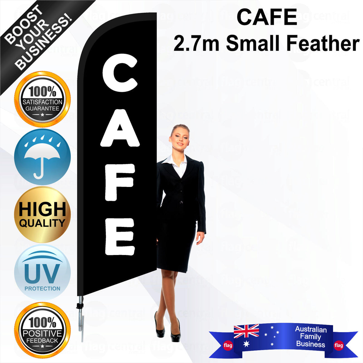 CAFE Feather Flag - Bundle