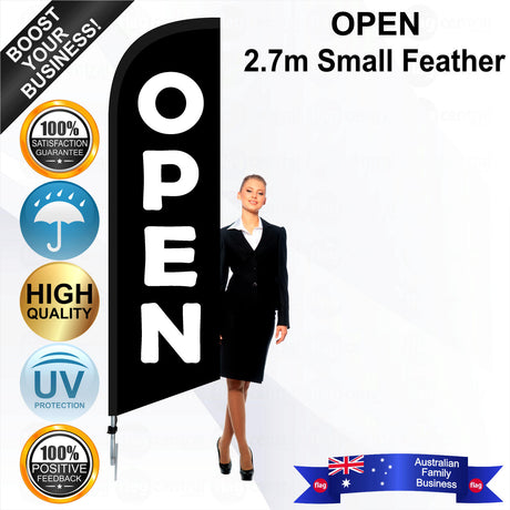 OPEN Feather Flag - Bundle