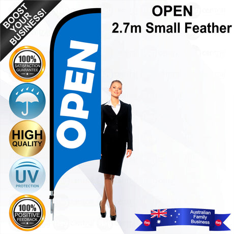 OPEN Feather Flag - Bundle