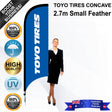 TOYO TIRES CONCAVE Feather Flag - Bundle