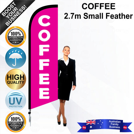 COFFEE Feather Flag - Bundle