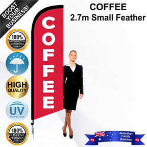 COFFEE Feather Flag - Bundle