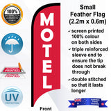 MOTEL Feather Flag - Front