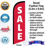 SALE Feather Flag - Front