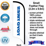 TOYO TIRES CONCAVE Feather Flag - Rear
