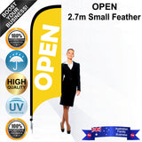OPEN Feather Flag - Bundle