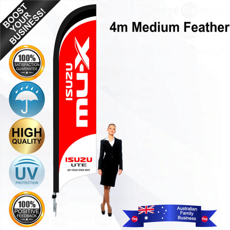 ISUZU MU-X Feather Flag - Bundle