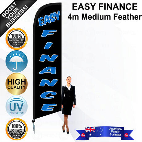 EASY FINANCE Feather Flag - Bundle