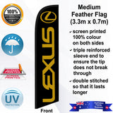 LEXUS Feather Flag - Front