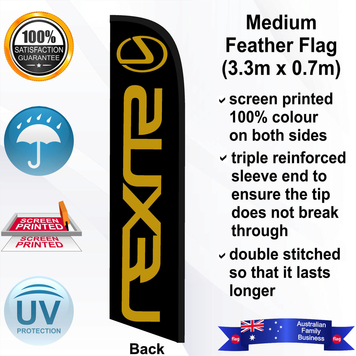LEXUS Feather Flag - Rear