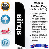 APRILIA Feather Flag - Rear