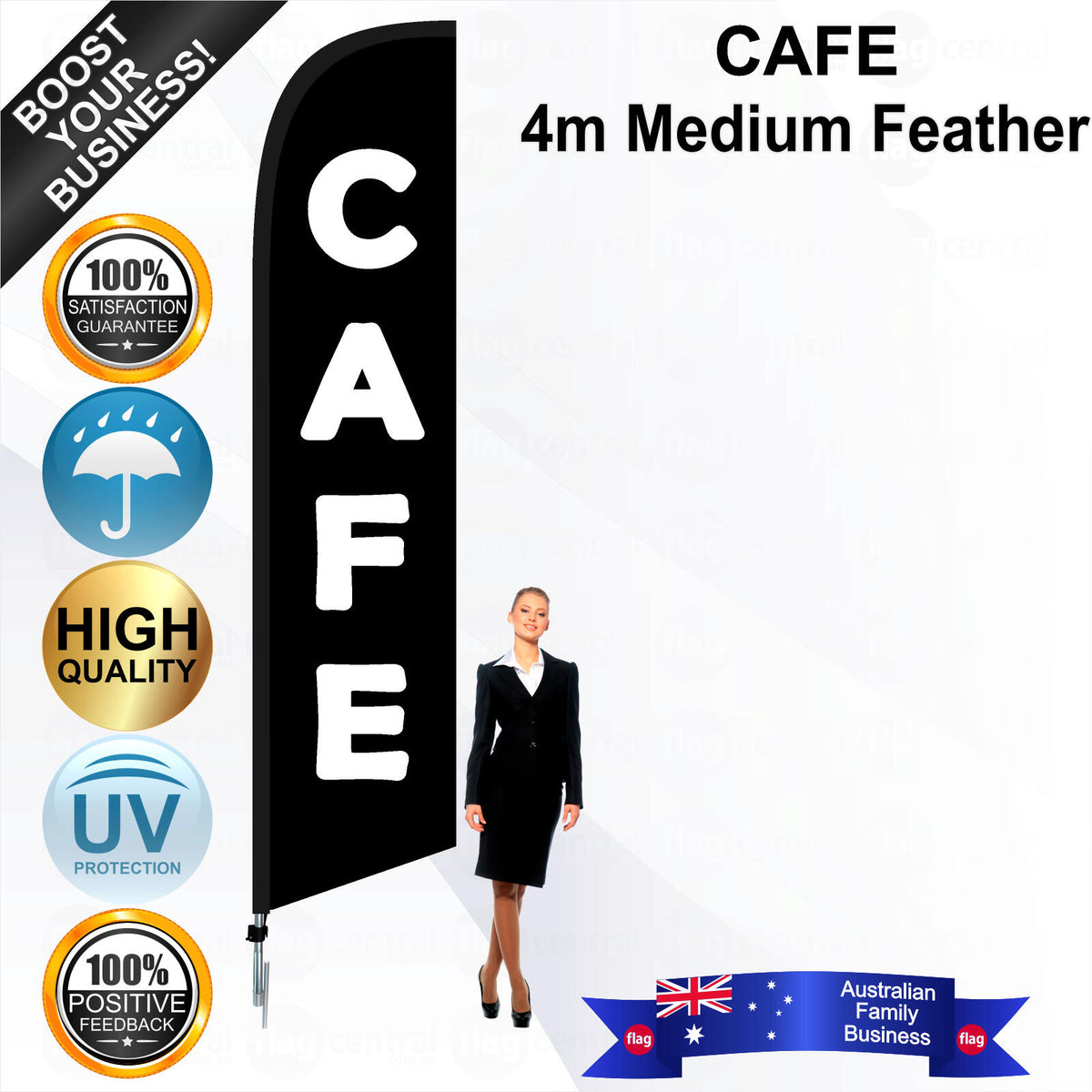 CAFE Feather Flag - Bundle