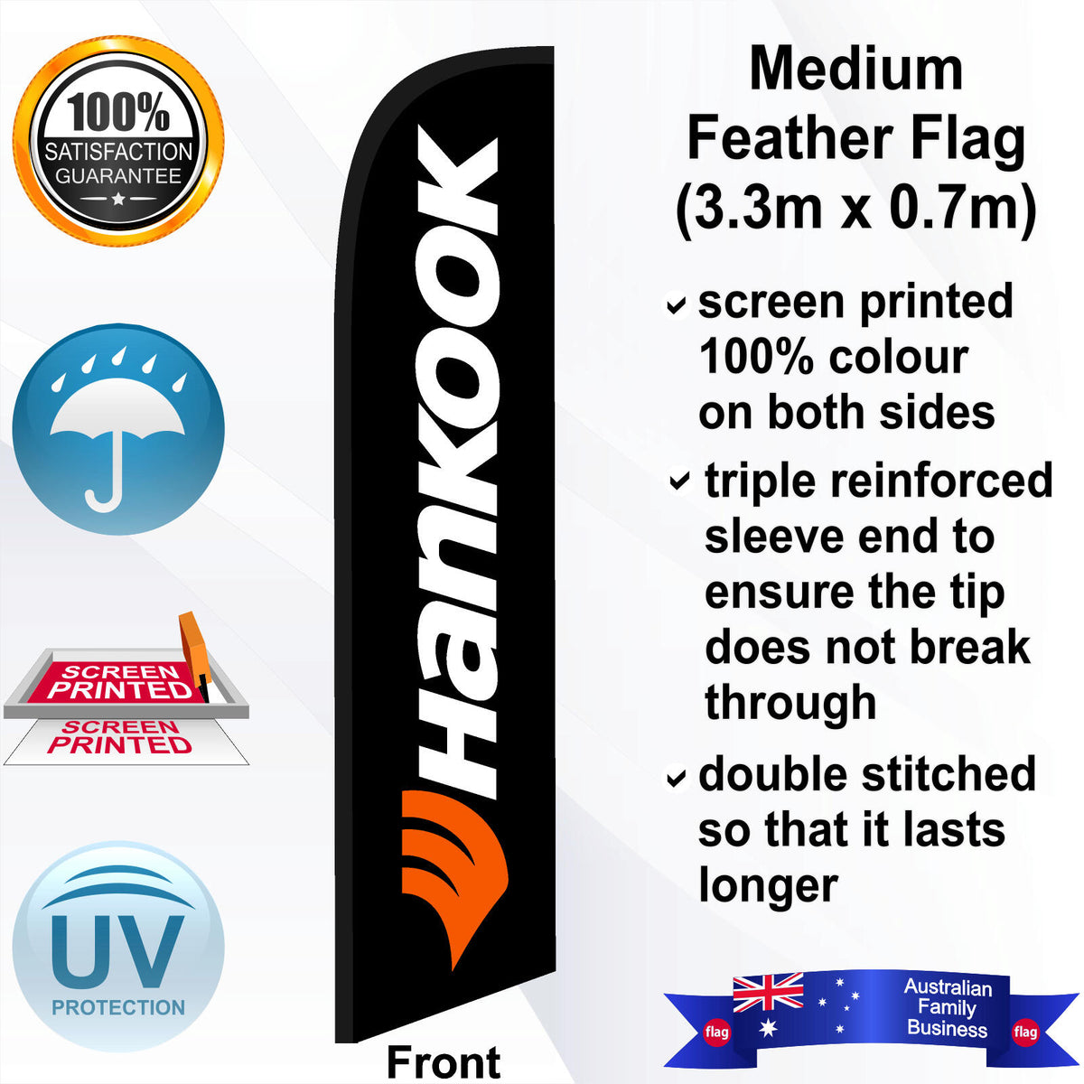 HANKOOK Feather Flag - Front