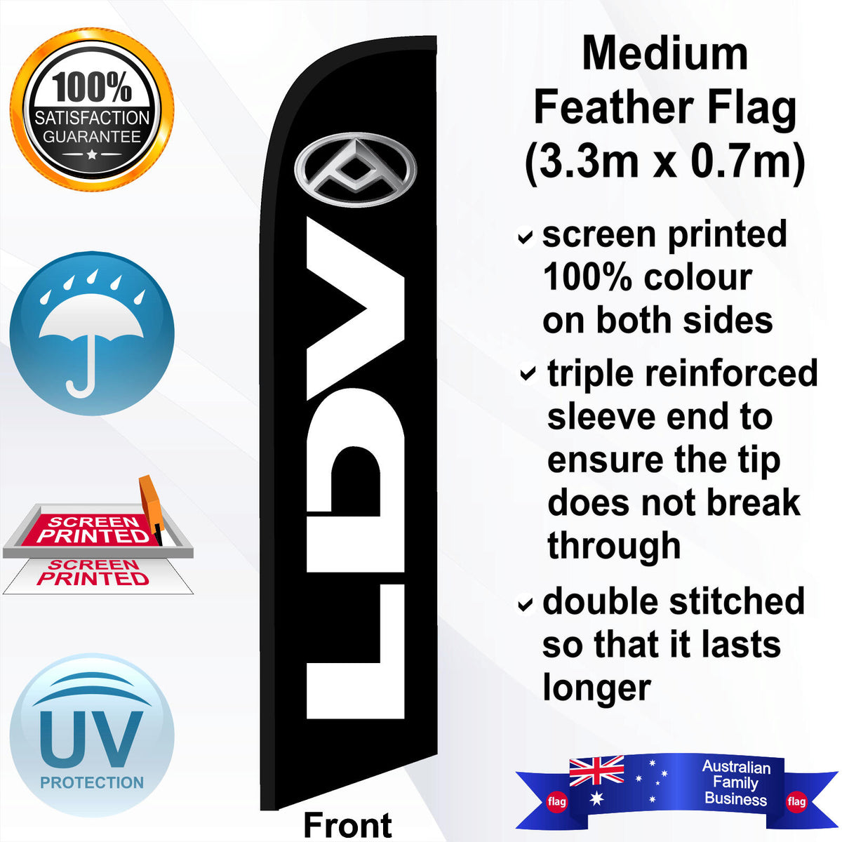 LDV Feather Flag - Front