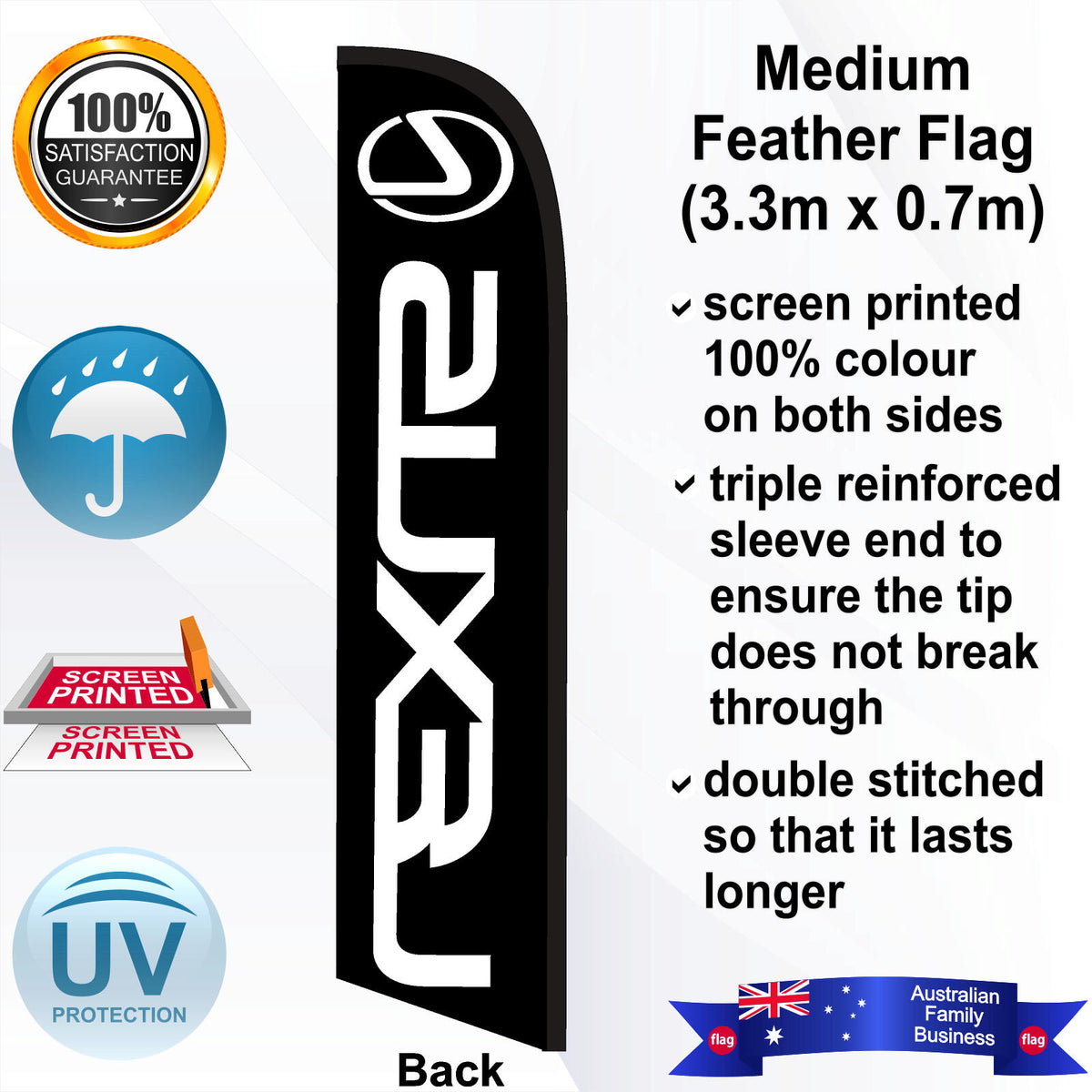 LEXUS Feather Flag - Rear