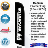 MICHELIN Feather Flag - Rear