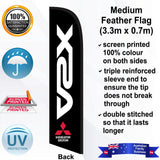MITSUBISHI ASX Feather Flag - Rear