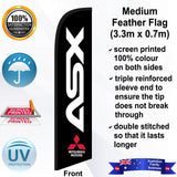 MITSUBISHI ASX Feather Flag - Front