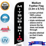 MITSUBISHI Feather Flag - Front