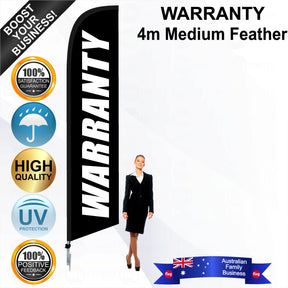 WARRANTY Feather Flag - Bundle