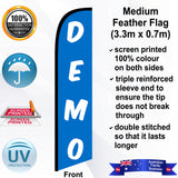 DEMO Feather Flag - Front