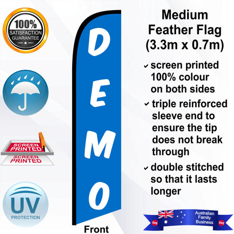 DEMO Feather Flag - Front