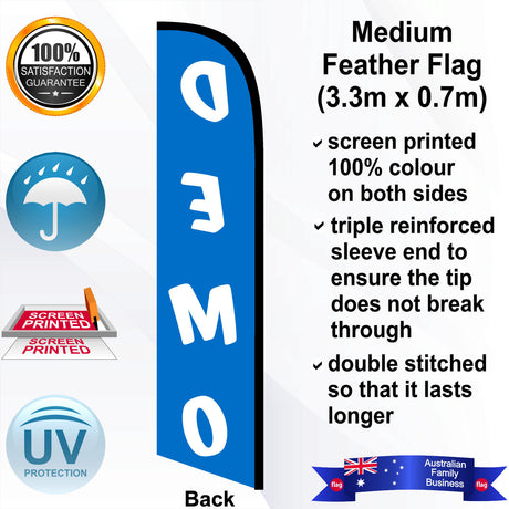 DEMO Feather Flag - Rear