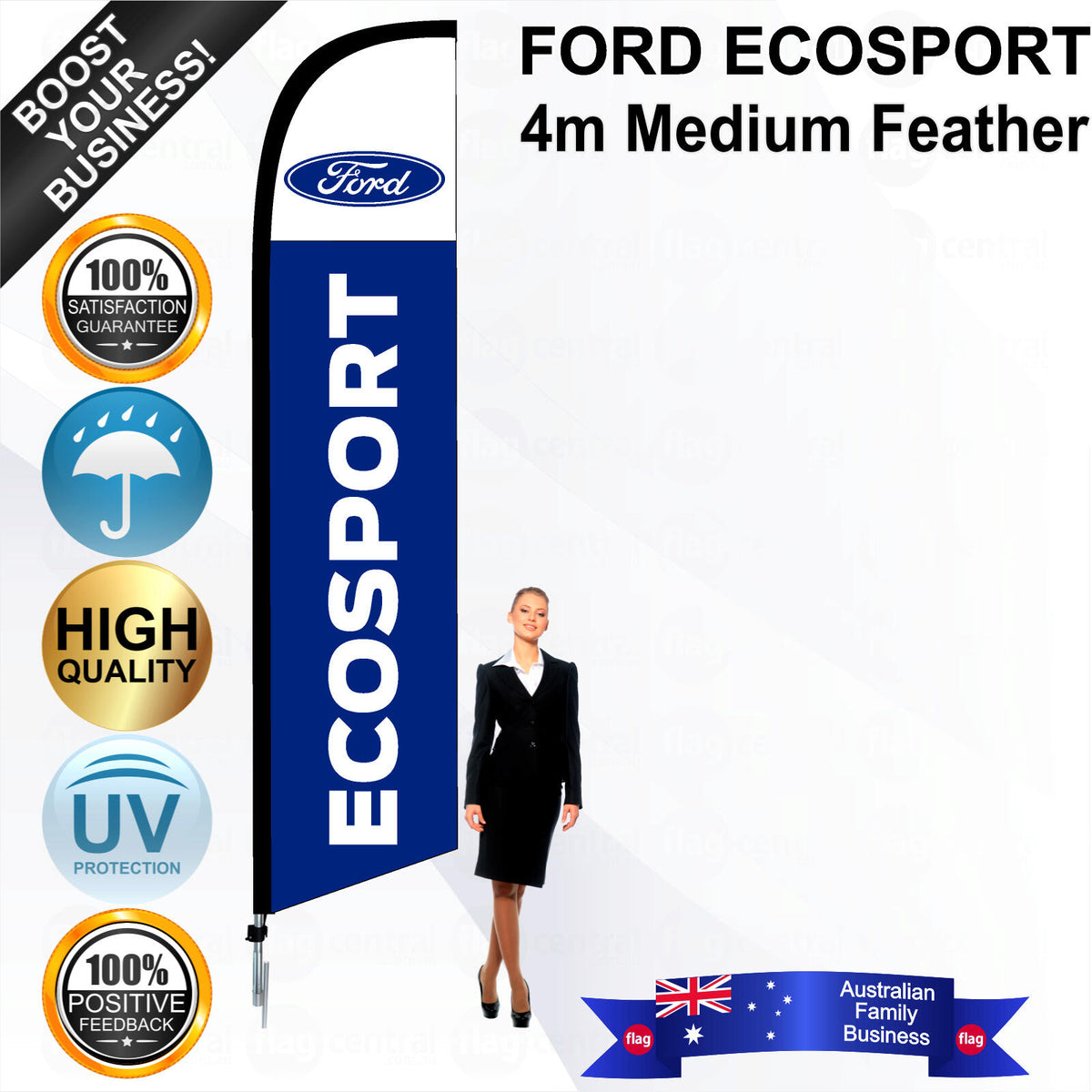 FORD ECOSPORT Feather Flag - Bundle
