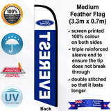 FORD EVEREST Feather Flag - Rear