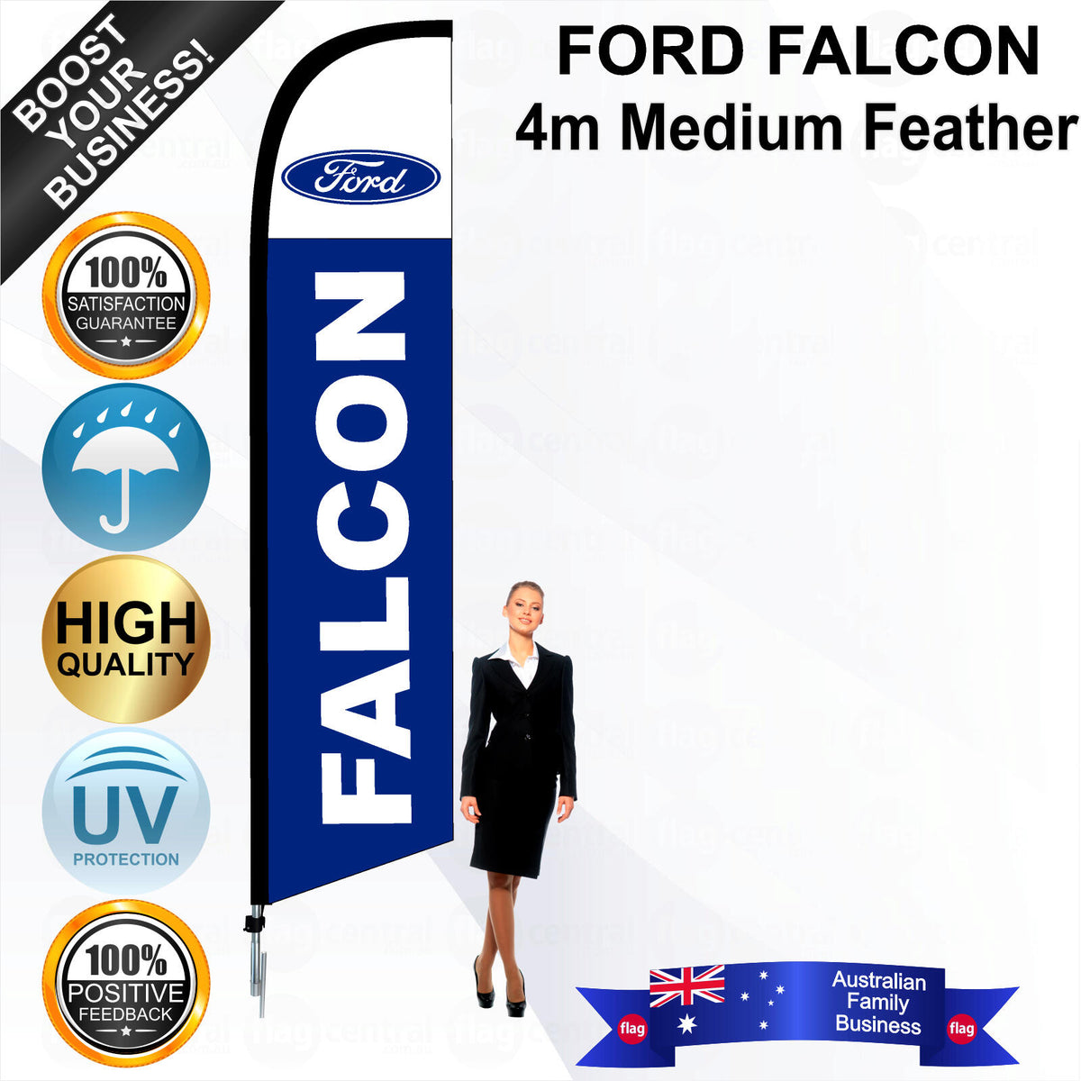 FORD FALCON Feather Flag - Bundle